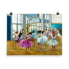 Load image into Gallery viewer, Degas and the Ballerinas fine art print