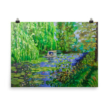 Load image into Gallery viewer, Monet water lily pond print