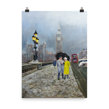Load image into Gallery viewer, London snow print