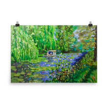 Load image into Gallery viewer, Monet water lily pond print