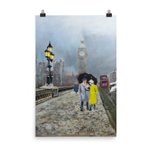 Load image into Gallery viewer, London snow print