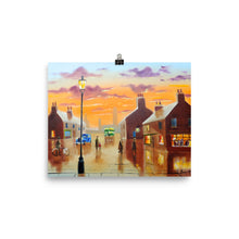 Load image into Gallery viewer, The blue car street scene Poster