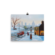 Load image into Gallery viewer, Winter print, cards at the pub