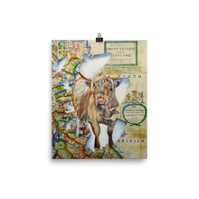 Load image into Gallery viewer, Highland cow print, Spirit of Scotland, Gordon Bruce art