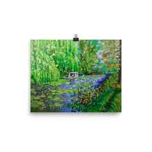 Load image into Gallery viewer, Monet water lily pond print