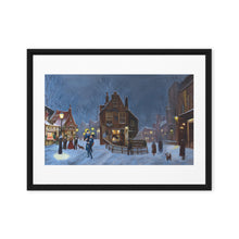 Load image into Gallery viewer, Scrooge and Tiny Tim Framed canvas
