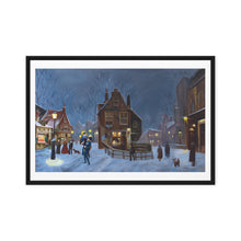 Load image into Gallery viewer, Scrooge and Tiny Tim Framed canvas