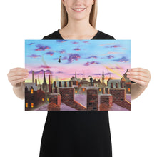 Load image into Gallery viewer, Mary Poppins art poster, Mary Poppins nursery decor
