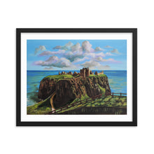 Load image into Gallery viewer, Dunnottar Castle art print Framed