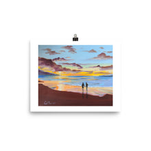 Load image into Gallery viewer, Beach sunset Photo paper poster