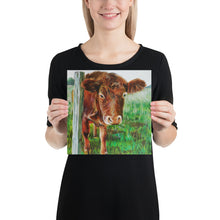 Load image into Gallery viewer, Cow print, taken from original painting