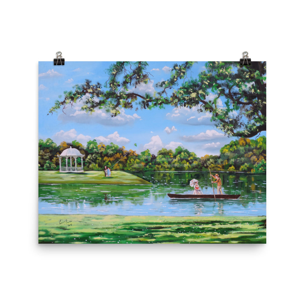 Mary Poppins poster, a print of Mary and Bert Gordon Bruce art