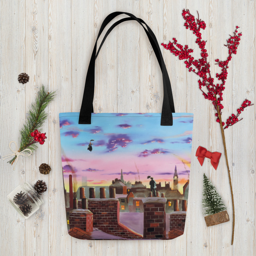 Mary Poppins & Bert Tote bag