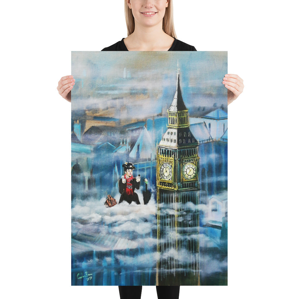 Mary Poppins in London Photo paper poster