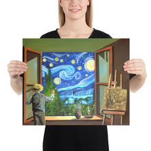 Load image into Gallery viewer, Van Gogh Starry Night print Poster