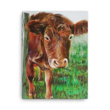 Load image into Gallery viewer, Cow Canvas, Cow print, taken from original painting