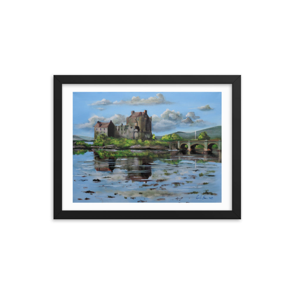 Eilean Donan Castle Scottish art Framed art print