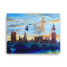 Load image into Gallery viewer, Mary Poppins returns to London Canvas