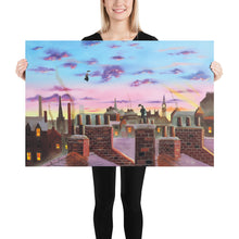 Load image into Gallery viewer, Mary Poppins art poster, Mary Poppins nursery decor