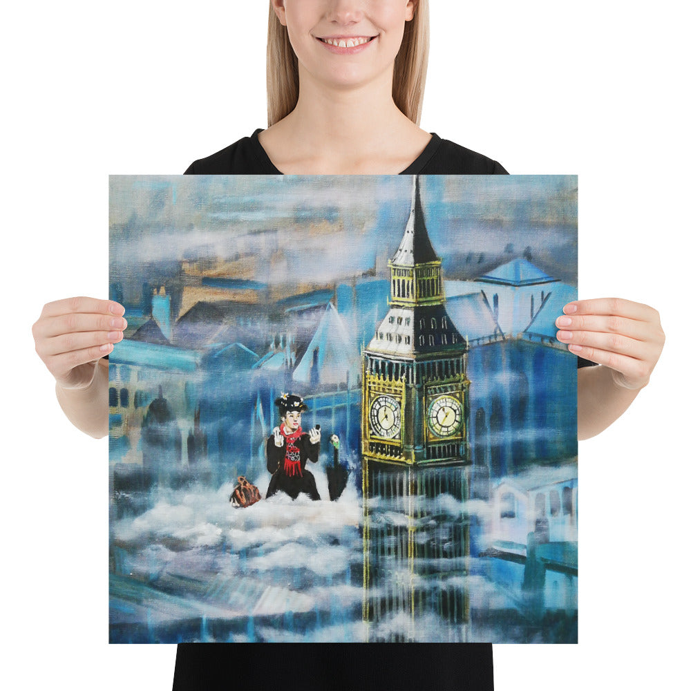 Mary Poppins in London Photo paper poster