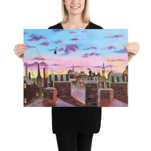 Load image into Gallery viewer, Mary Poppins art poster, Mary Poppins nursery decor