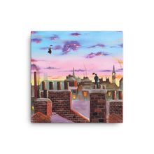 Load image into Gallery viewer, Mary Poppins Canvas print "Mary Poppins & Bert"