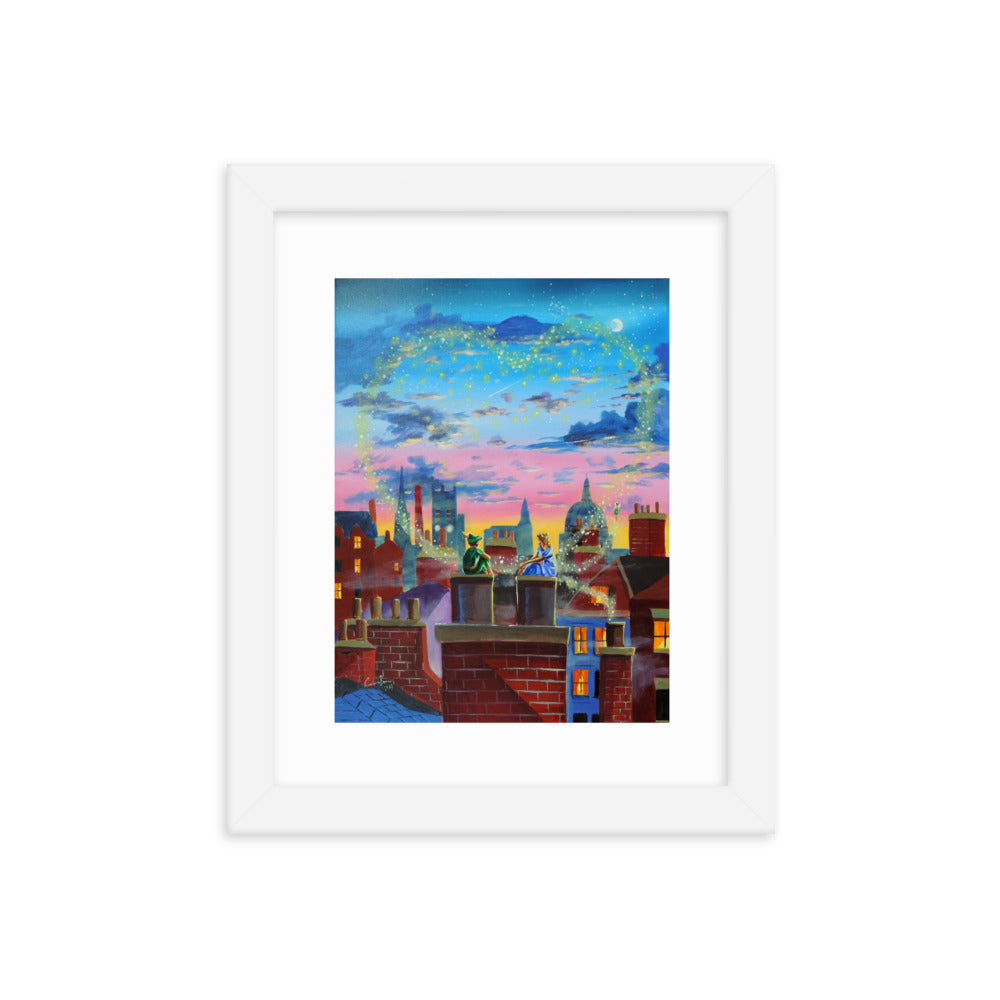 Peter Pan framed art print