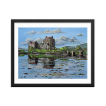Load image into Gallery viewer, Eilean Donan Castle Scottish art Framed art print