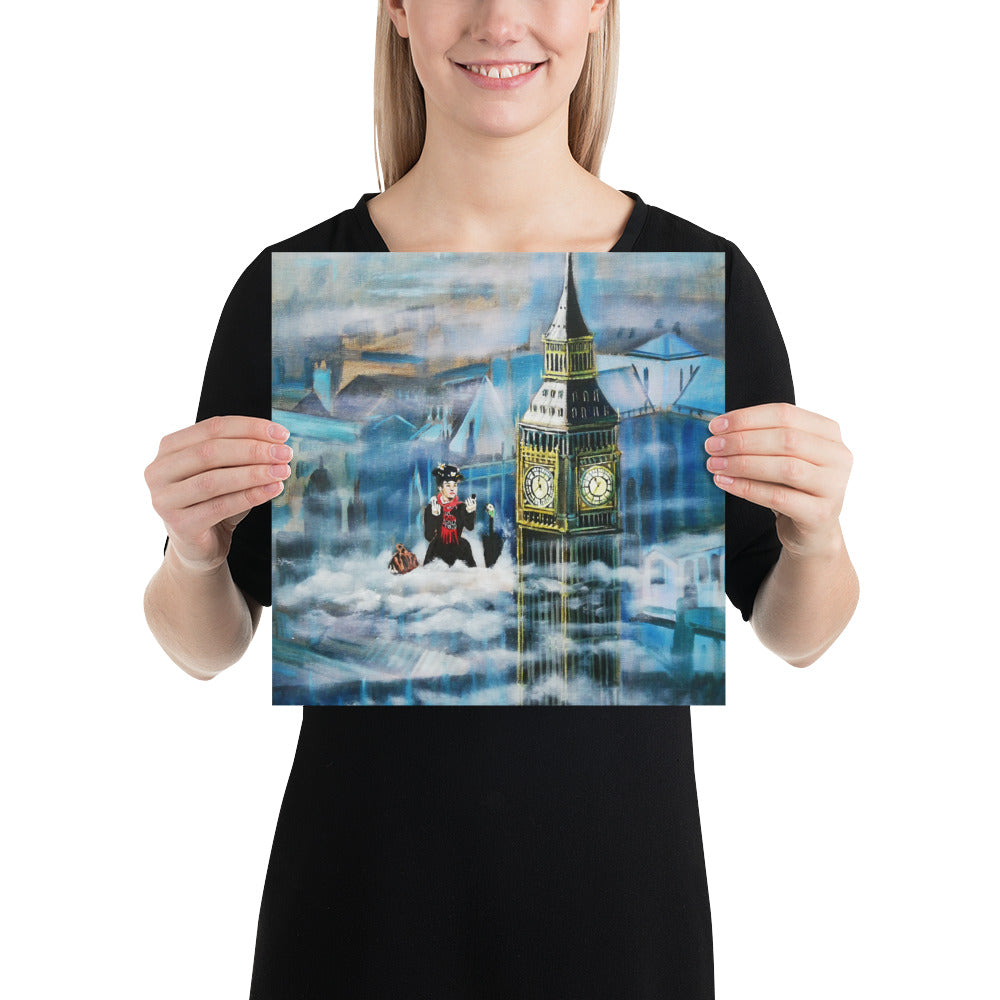 Mary Poppins in London Photo paper poster