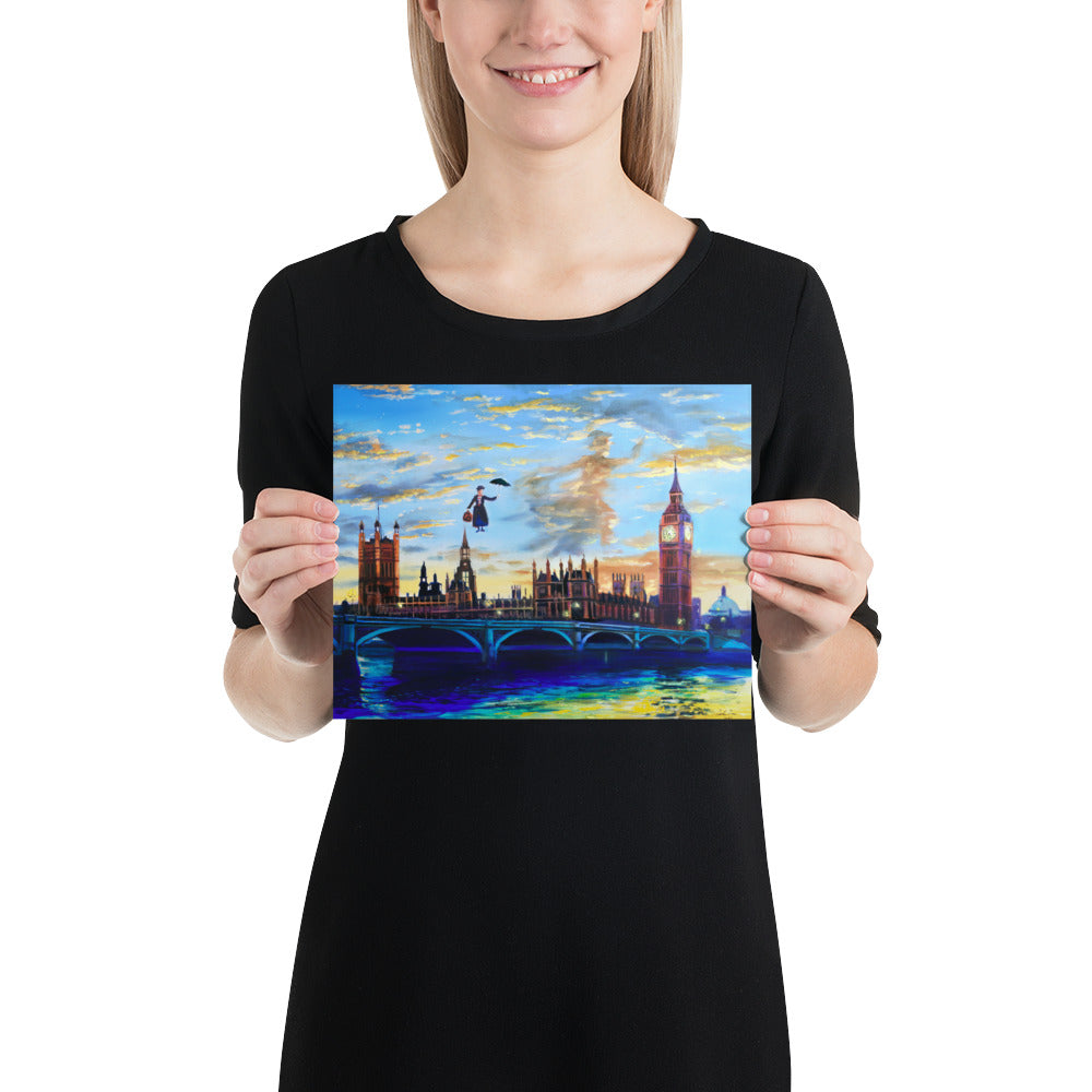 Mary Poppins London Poster