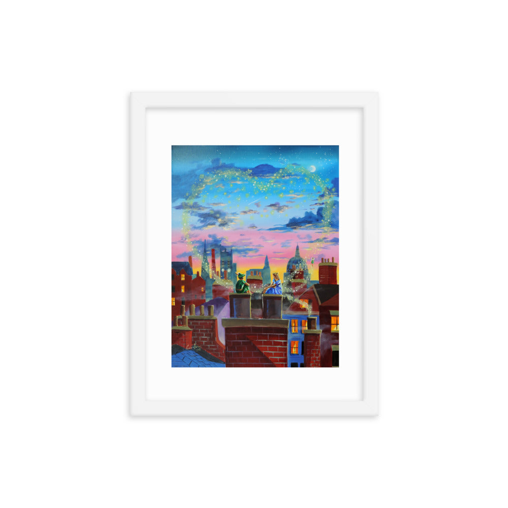 Peter Pan framed art print