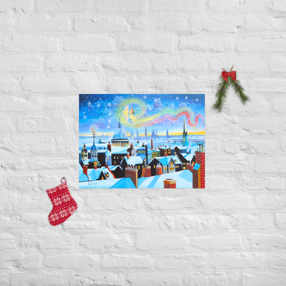 A Christmas Carol, Scrooge and the ghost of Christmas past Poster