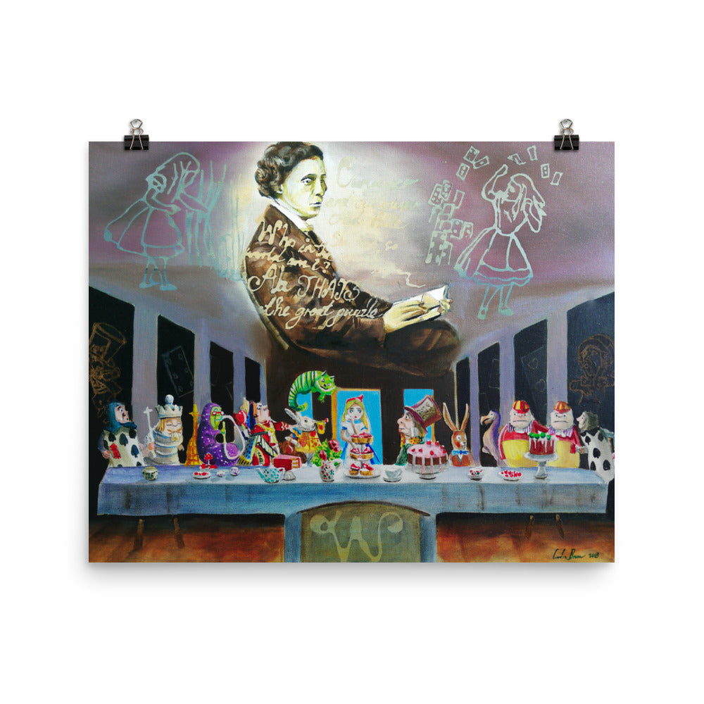Alice in Wonderland "The Last Tea party" Photo paper poster