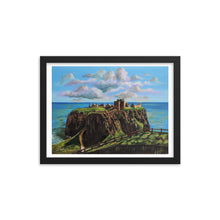 Load image into Gallery viewer, Dunnottar Castle art print Framed