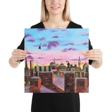 Load image into Gallery viewer, Mary Poppins art poster, Mary Poppins nursery decor