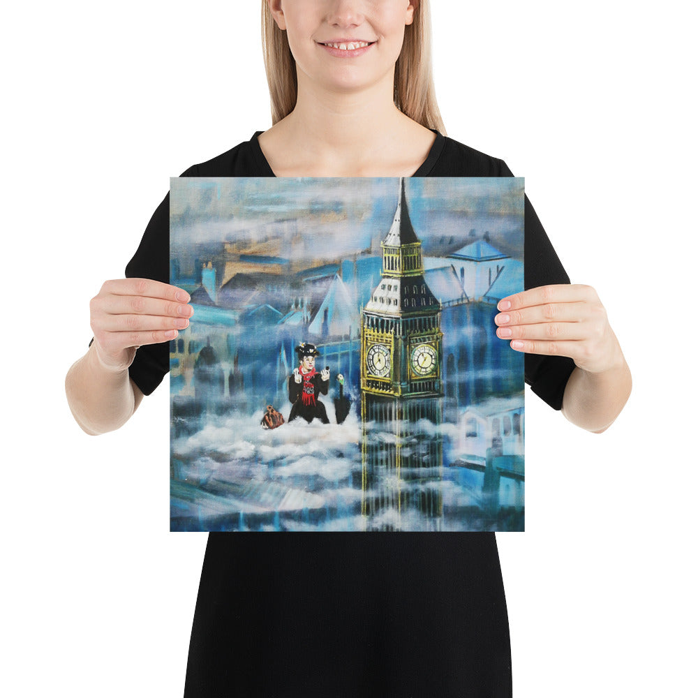 Mary Poppins in London Photo paper poster