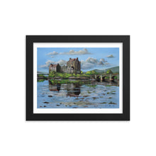 Load image into Gallery viewer, Eilean Donan Castle Scottish art Framed art print