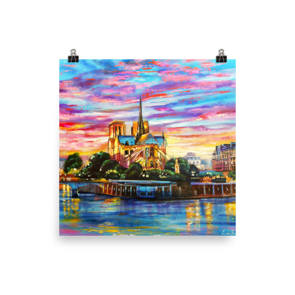 Notre Dame in Paris Poster