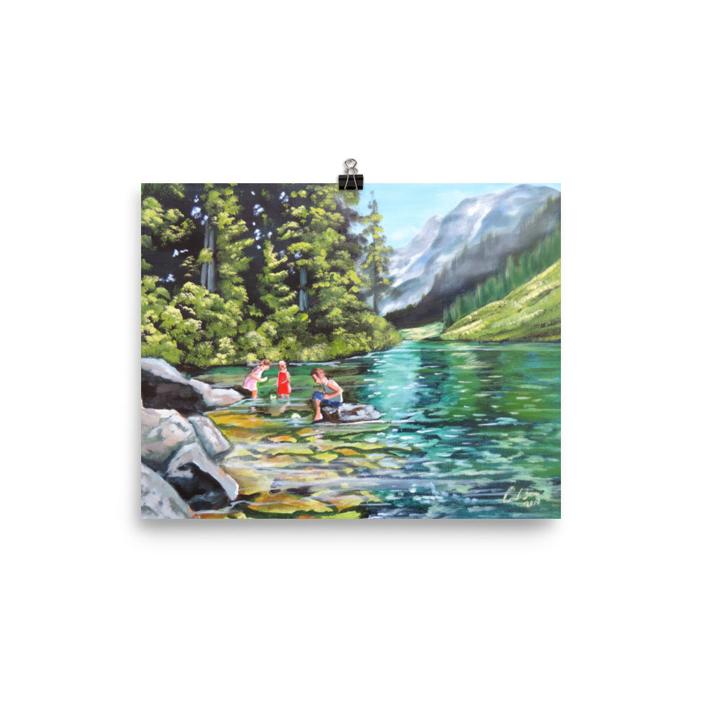 Boats on the water Poster