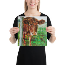 Load image into Gallery viewer, Cow print, taken from original painting