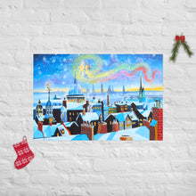 Load image into Gallery viewer, A Christmas Carol, Scrooge and the ghost of Christmas past Poster