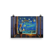 Load image into Gallery viewer, Van Gogh print, Photo paper poster Van Gogh starry night fireflies