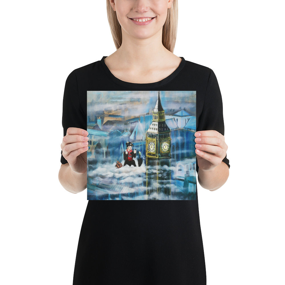 Mary Poppins in London Photo paper poster