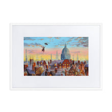 Load image into Gallery viewer, Mary Poppins framed print, Mary Poppins and Bert London Chimney-tops