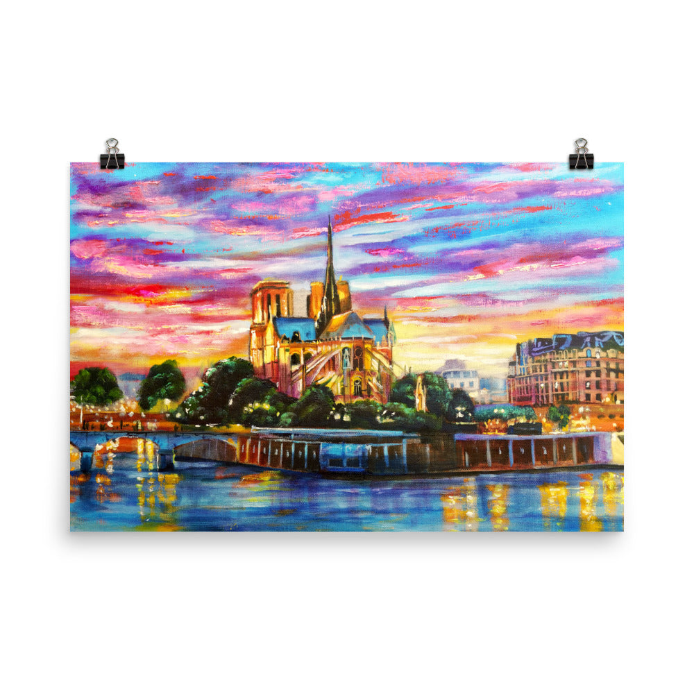 Notre Dame in Paris Poster