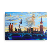 Load image into Gallery viewer, Mary Poppins returns to London Canvas