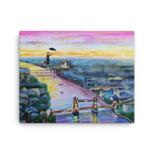 Load image into Gallery viewer, Mary Poppins canvas print, high resolution print on Canvas