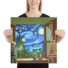 Load image into Gallery viewer, Van Gogh Starry Night print Poster