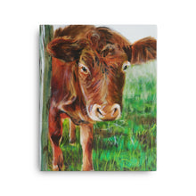 Load image into Gallery viewer, Cow Canvas, Cow print, taken from original painting