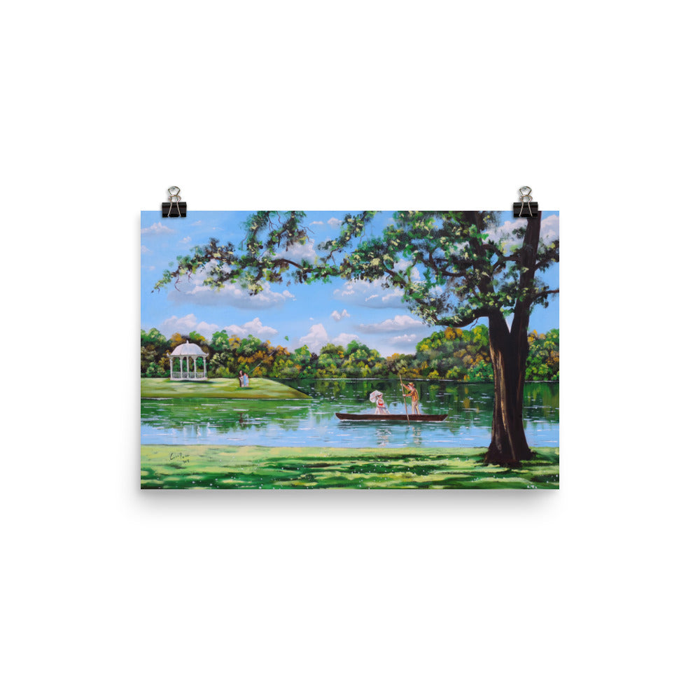 Mary Poppins poster, a print of Mary and Bert Gordon Bruce art